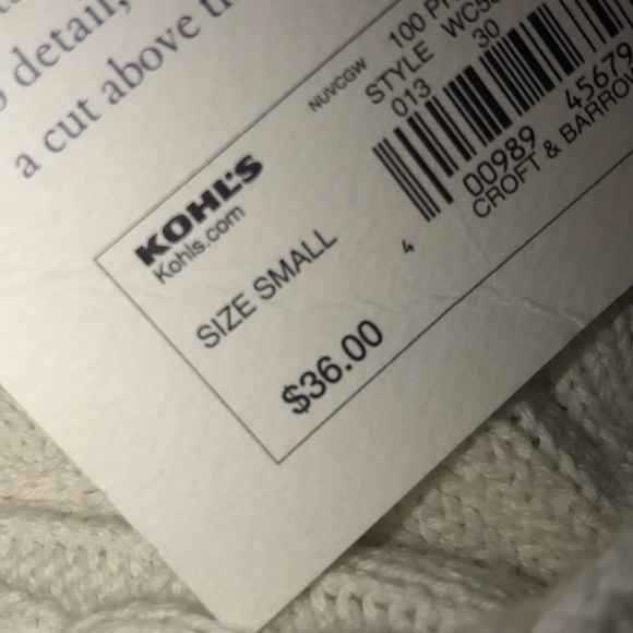 🔴LAST CHANCE 🔴 Croft & barrow small sweater - Picture 2 of 6